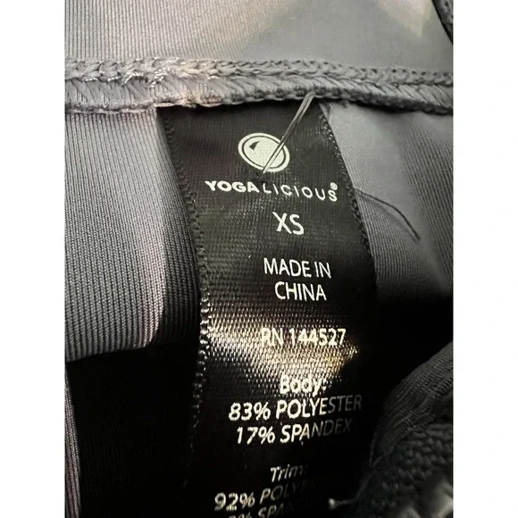 Yogalicious Jacket Women's XS Full Zip Hooded Thumbhole Sleeve Gym Yoga Purple - Picture 9 of 10